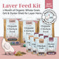 Mile Four Layer Feed Kit | 1 Month of Organic Feed, Grit & Oyster Shell for 10 Layers