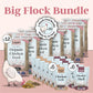 Mile Four Big Flock Bundle | 2 Months of Organic Feed, Grit & Oyster Shell for 20 Layer Hens