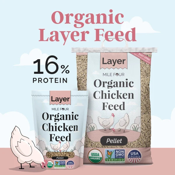 Mile Four Layer Organic Chicken Feed