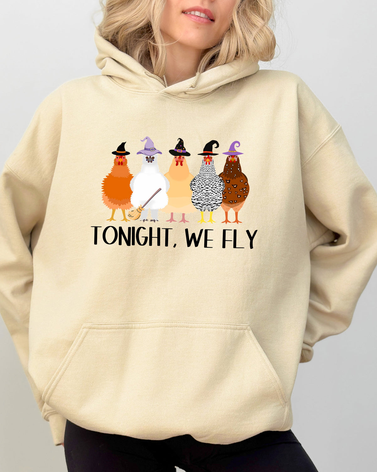 Tonight We Fly chicken Halloween hoodie