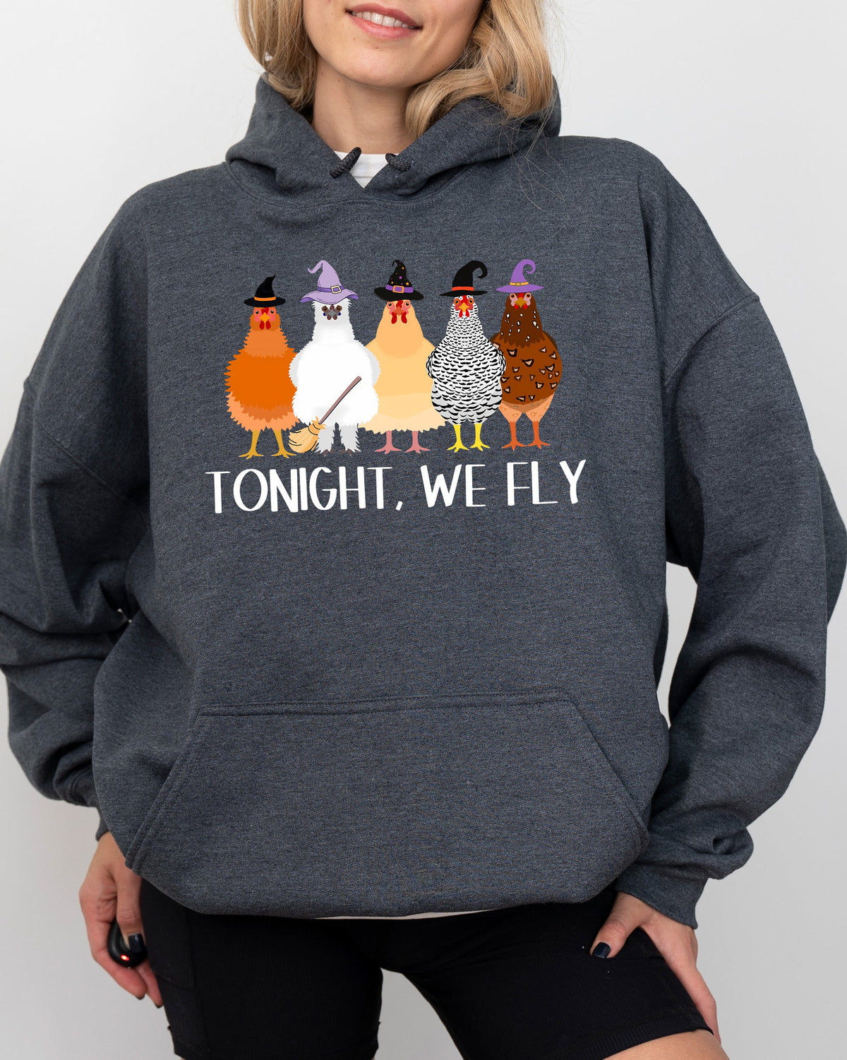 Tonight We Fly chicken Halloween hoodie