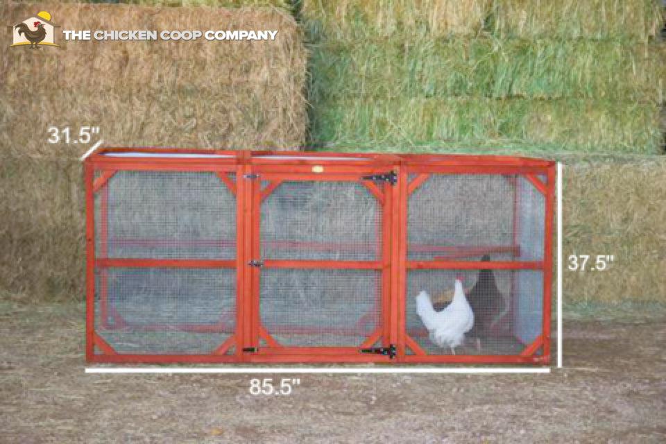 Orpington Lodge Chicken Coop + Optional Run (4-6 chickens)