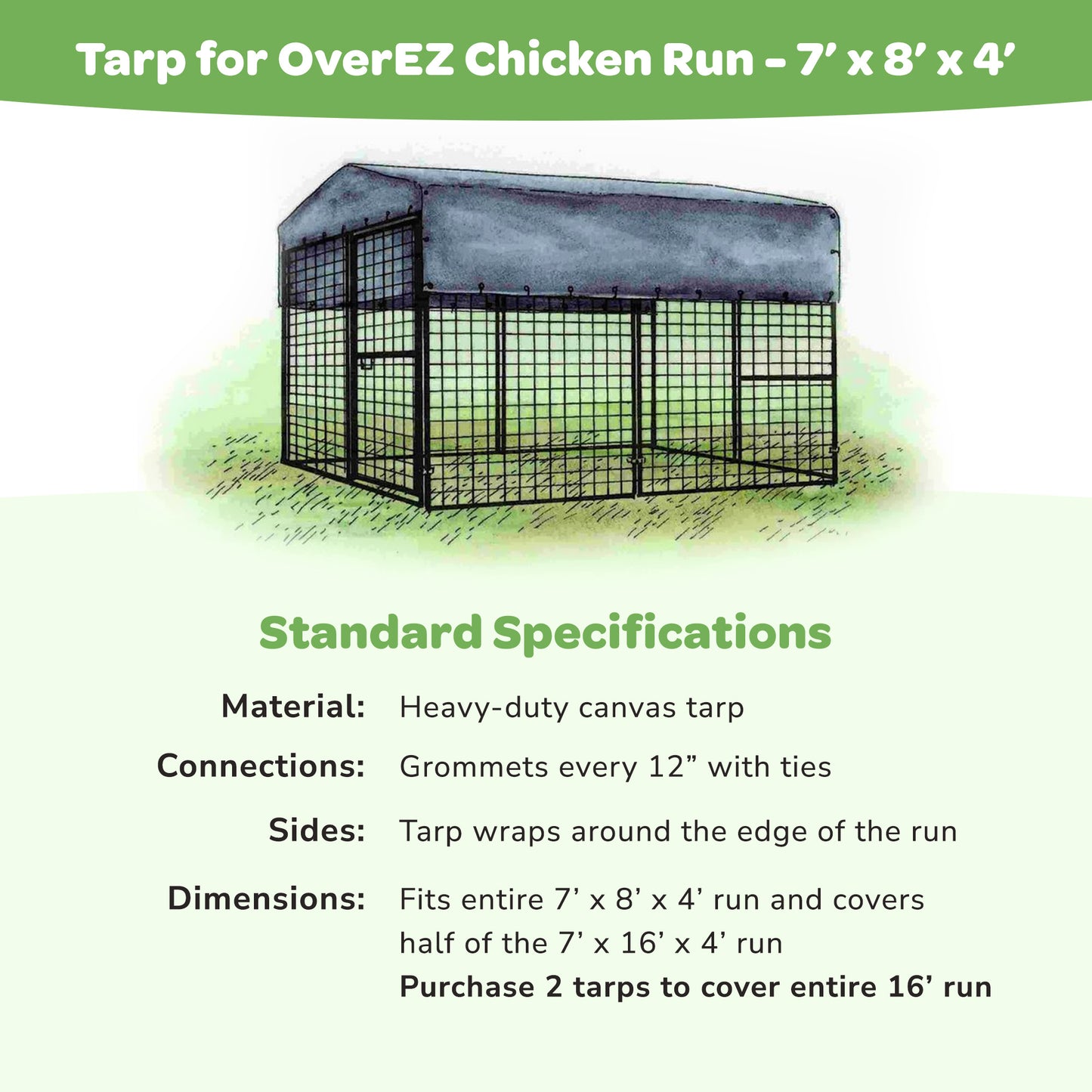 OverEZ Chicken Run, 2 sizes