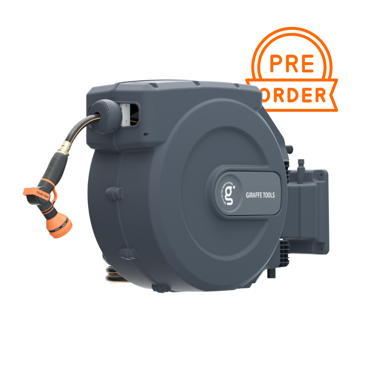Retractable Garden Hose Reel-5/8 in-115ft