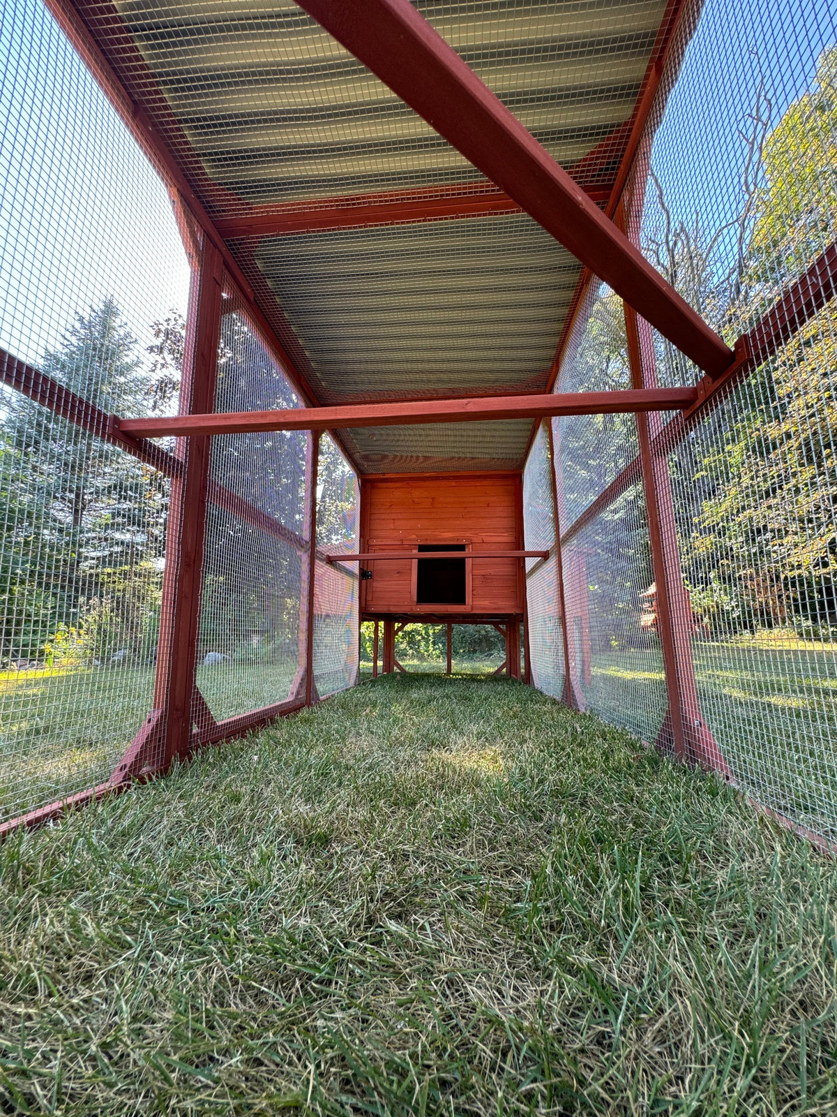 Metal Roof for Run Extension
