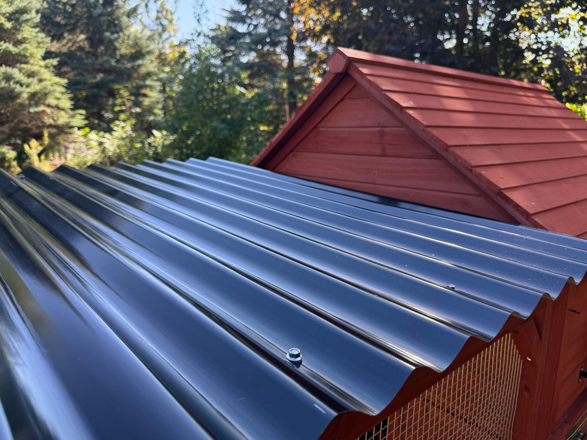 Metal Roof for Run Extension