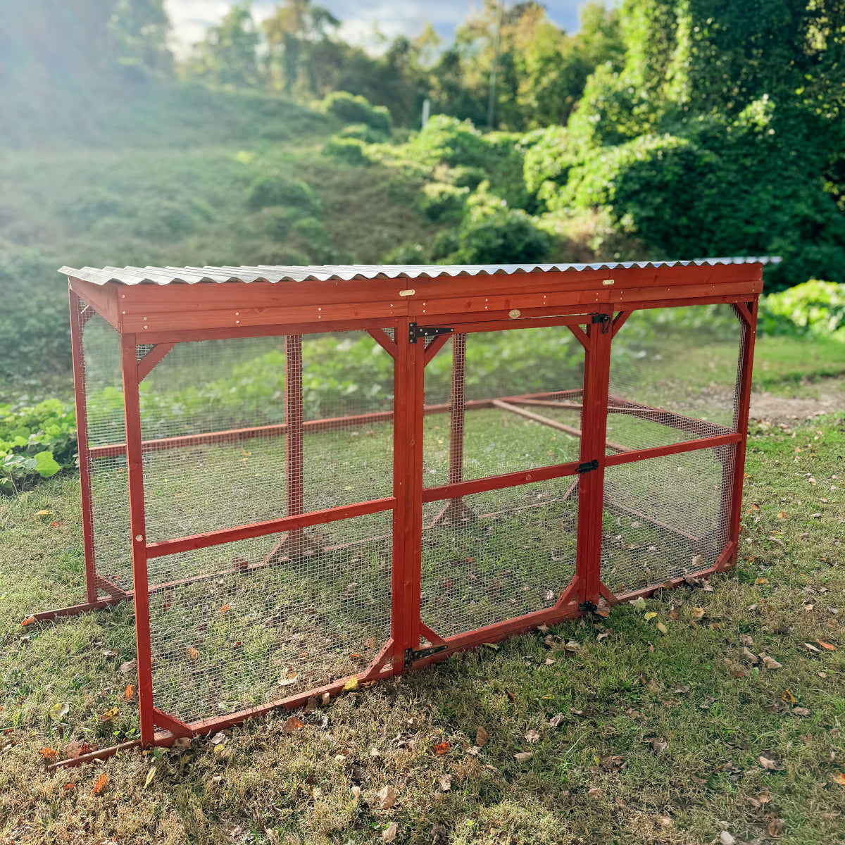 Metal Roof for Run Extension
