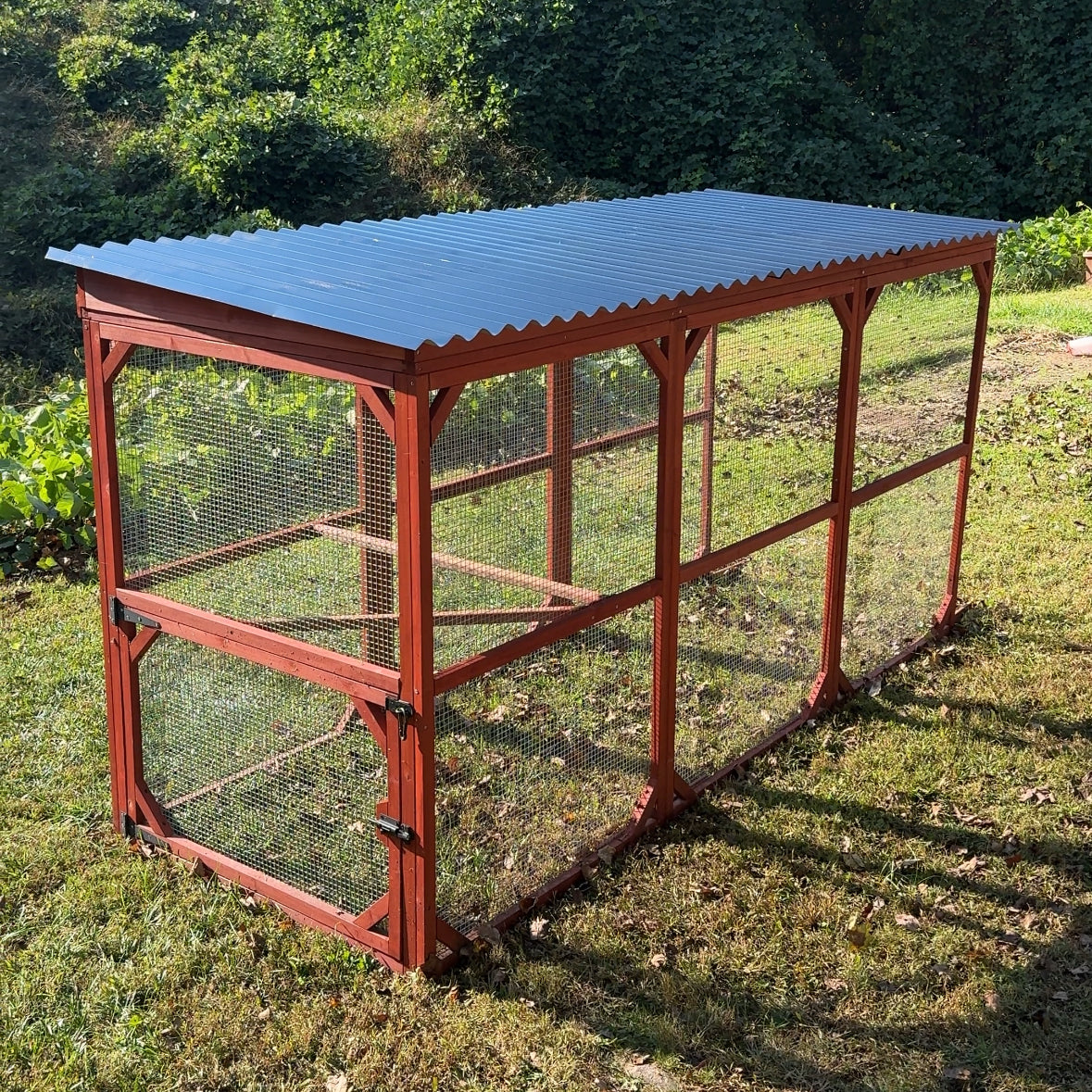 Metal Roof for Run Extension