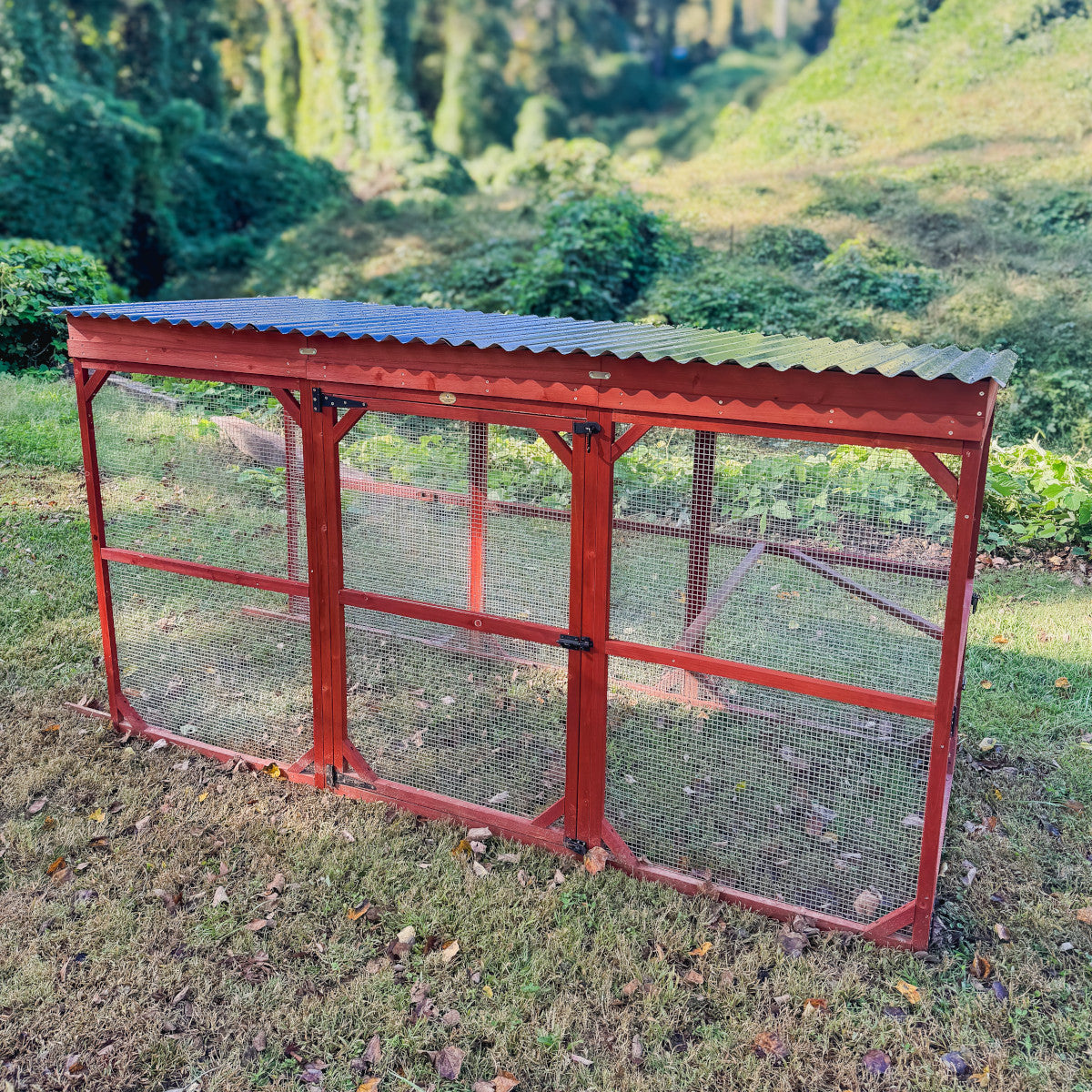 Metal Roof for Run Extension