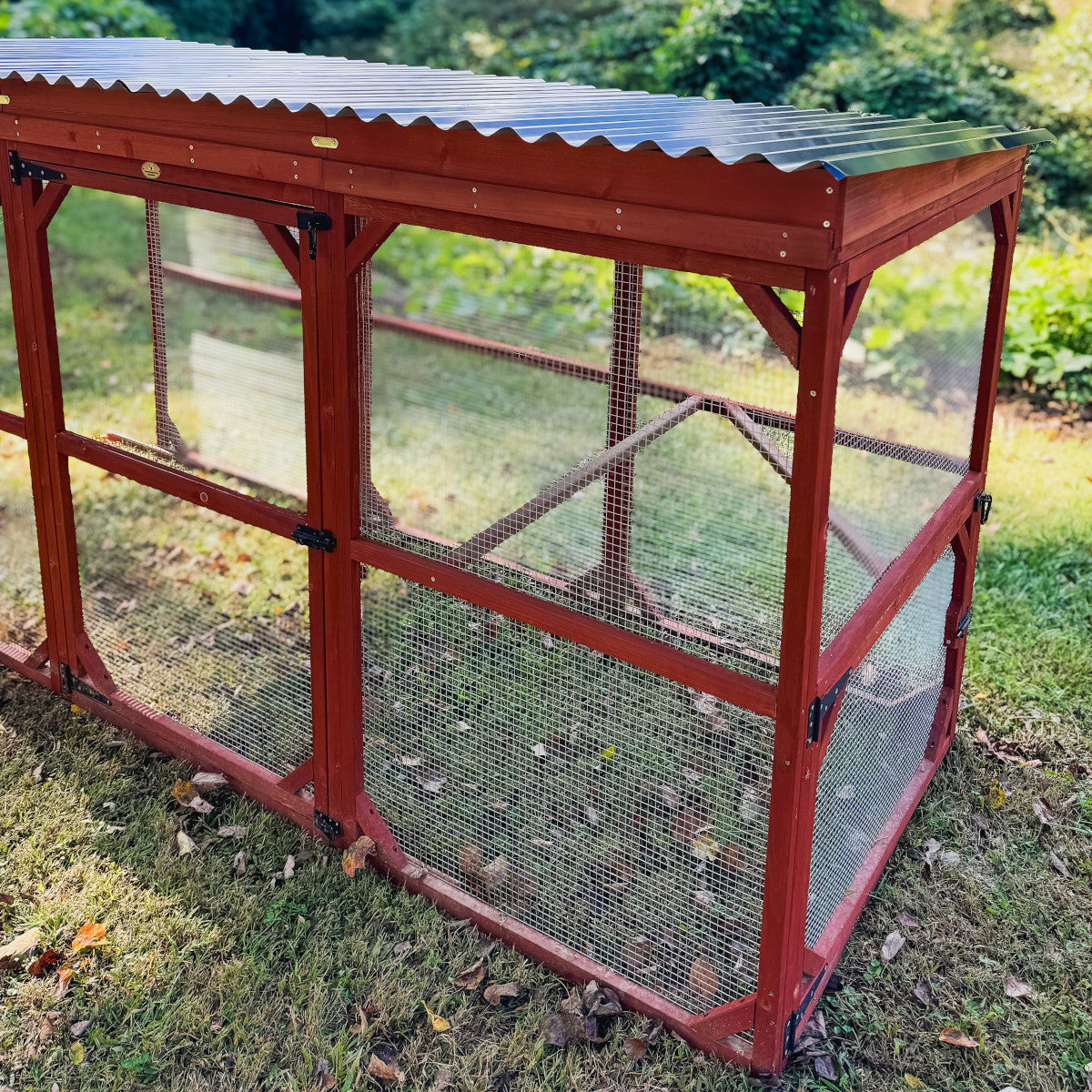 Metal Roof for Run Extension