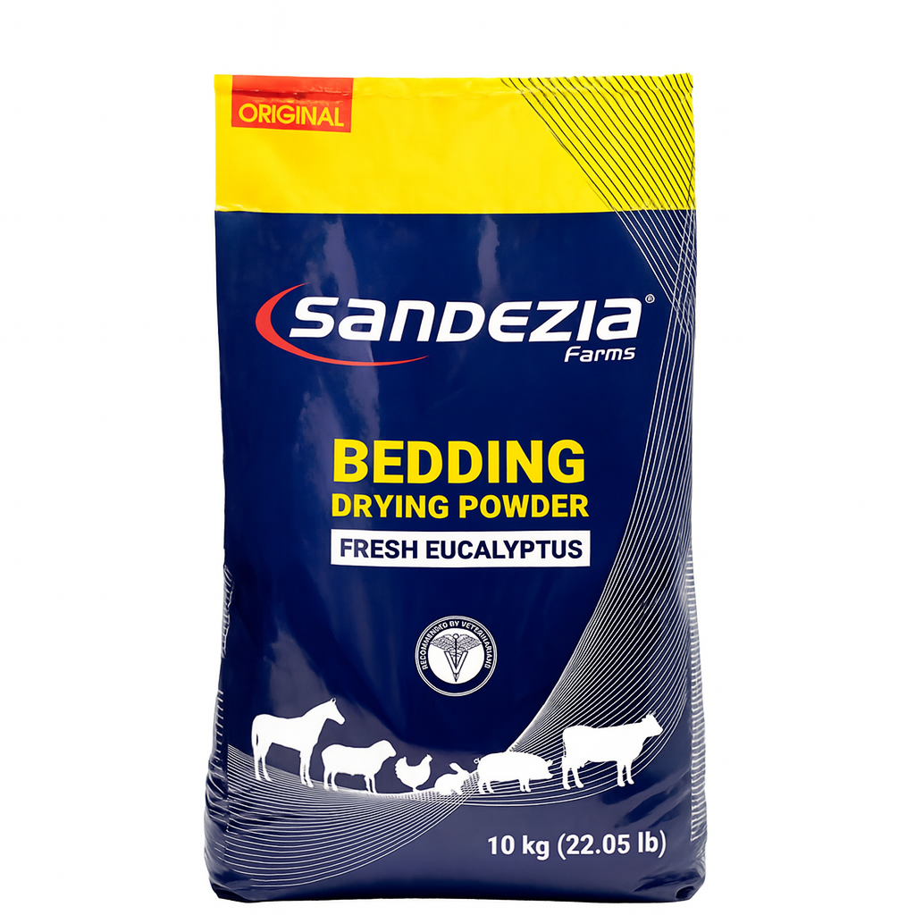 Sandezia Bedding Drying Powder - Odor Eliminator, Fresh Eucalyptus