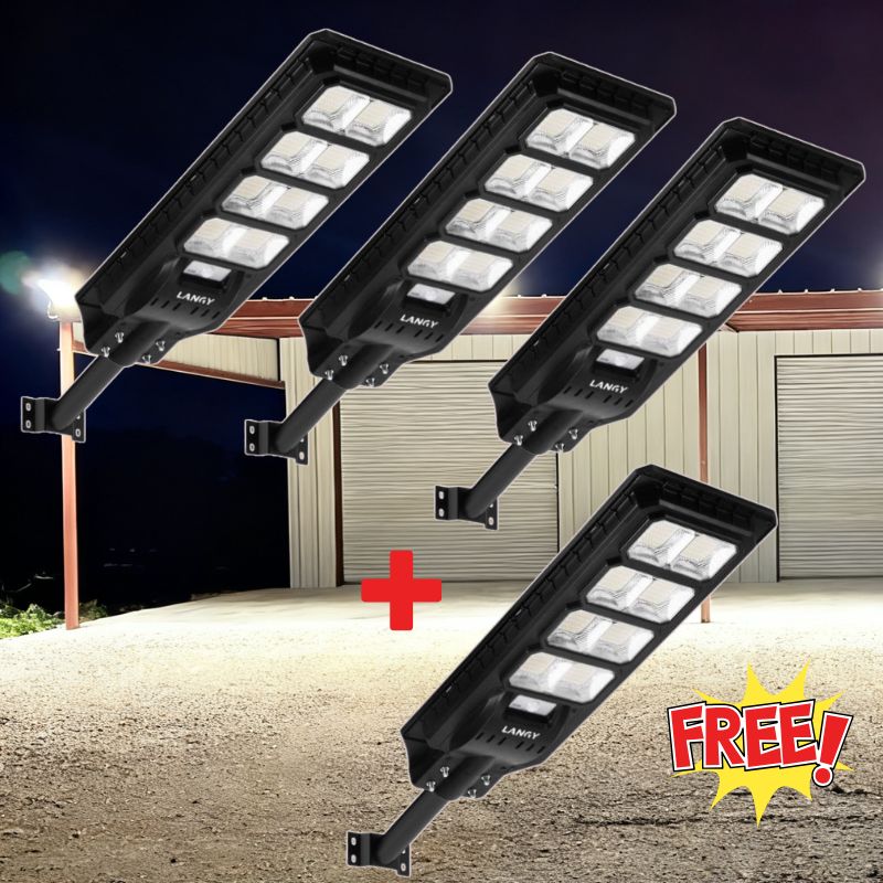 200W All-in-one solar Parking Lot Lights -25,000 lumens