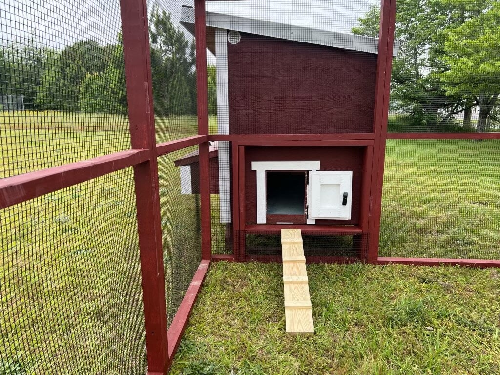 Timber Chicken Run OverEZ Wooden 8 Ft. Chicken Run (8’W X 8’L X 6’3”H) - My Pet Chicken