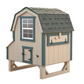 Custom Amish-Built Dutch Style 4'x4' Chicken Coop