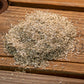  AubiChick Hemp Bedding for Chickens generates minimal dust compared to pine shaving bedding.