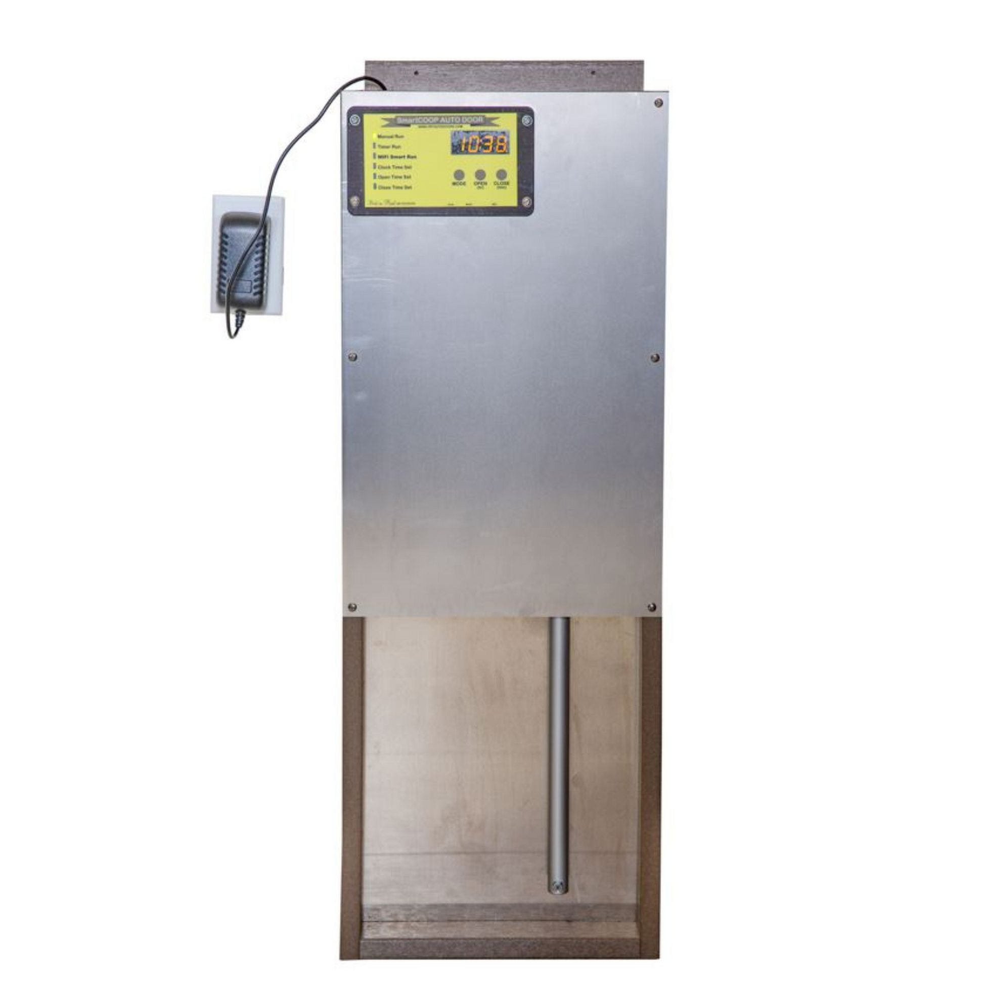 My Pet Chicken automatic chicken coop door option.