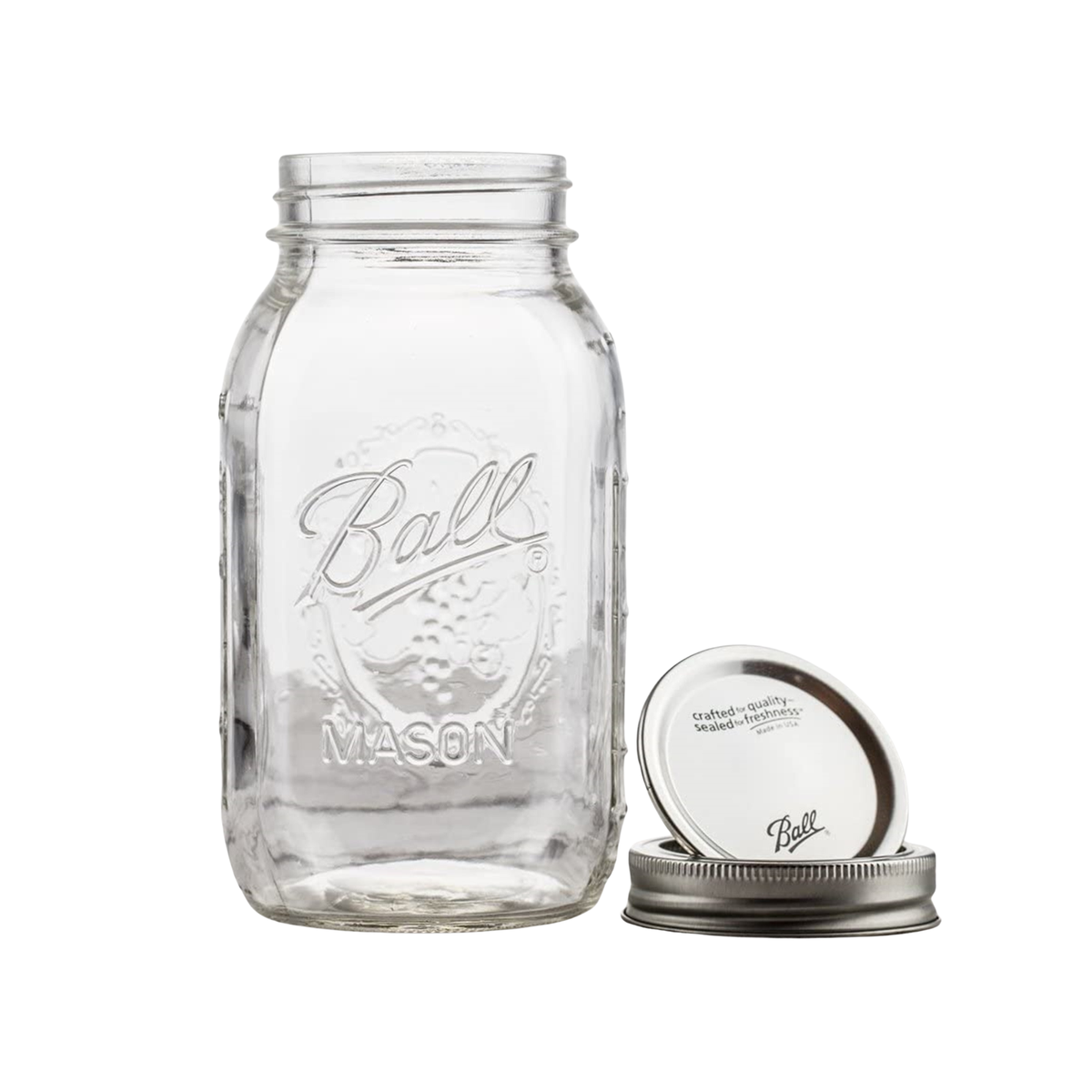 Ball Glass Mason Jar for Chick Waterer/Feeder, 1 Quart, Regular Mouth – My Pet Chicken