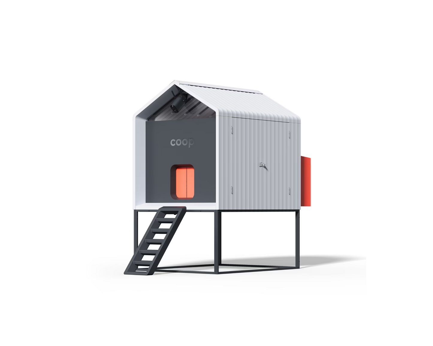 The Smart Coop + Steel Run (4-6 chickens)