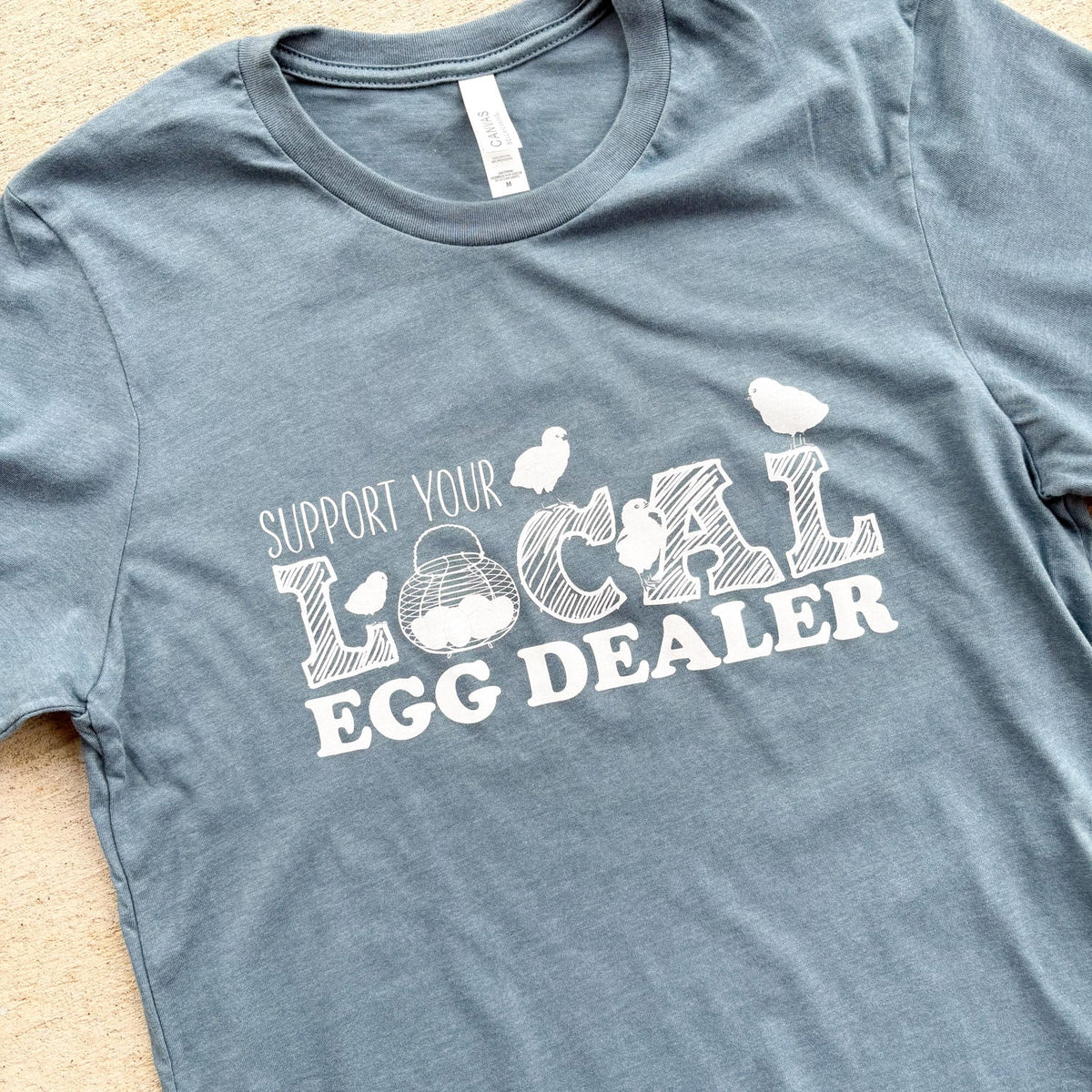 Local Egg Dealer - Blue T-Shirt