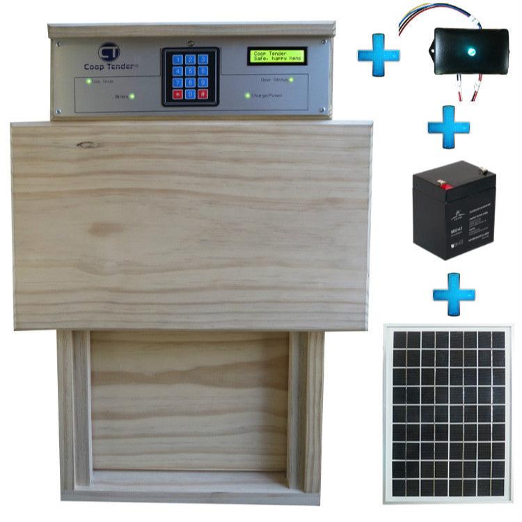 Standard Automatic Chicken Door + Internet Wi-Fi + Solar Bundle