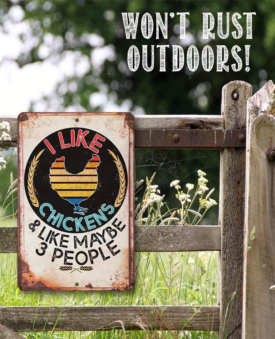 My Pet Chicken Metal Sign - Thumbnail 5