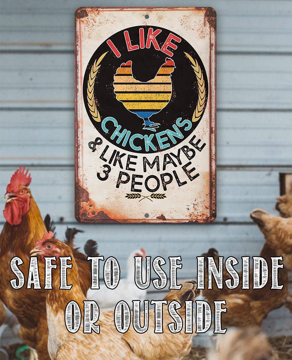 My Pet Chicken Metal Sign - Thumbnail 3