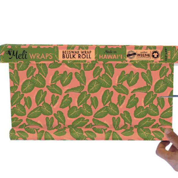 Beeswax Wrap Bulk Roll - Kalo Print