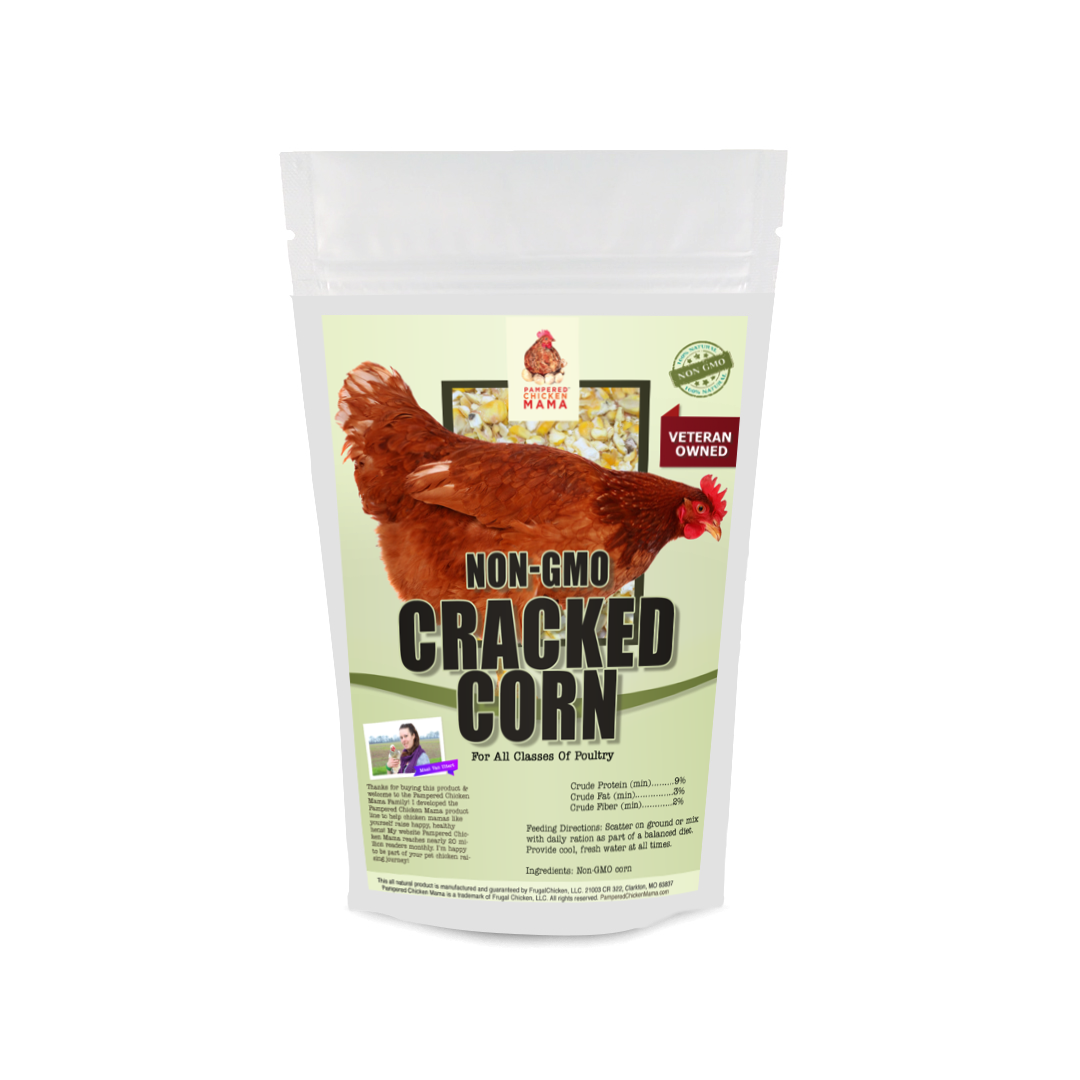 Non-GMO Cracked Corn - Sustainably Grown in Missouri for Pet Chickens