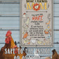 Dear Chicken Mom - Metal Sign