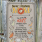 Dear Chicken Mom - Metal Sign