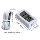 Mini Digital LCD Thermometer for Chick Brooder/Incubator