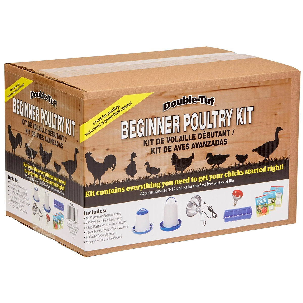 Box of Double Tuf's Beginner Poultry Kit on a white background