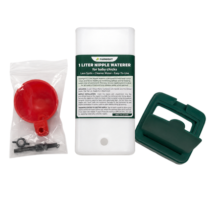 Farmight One Liter (32 oz.) Waterer for Baby Chicks