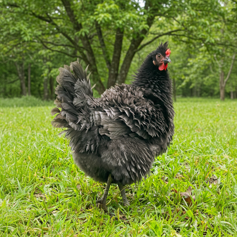 Pullet: 100% Frizzle Easter Egger, Shipping Week of