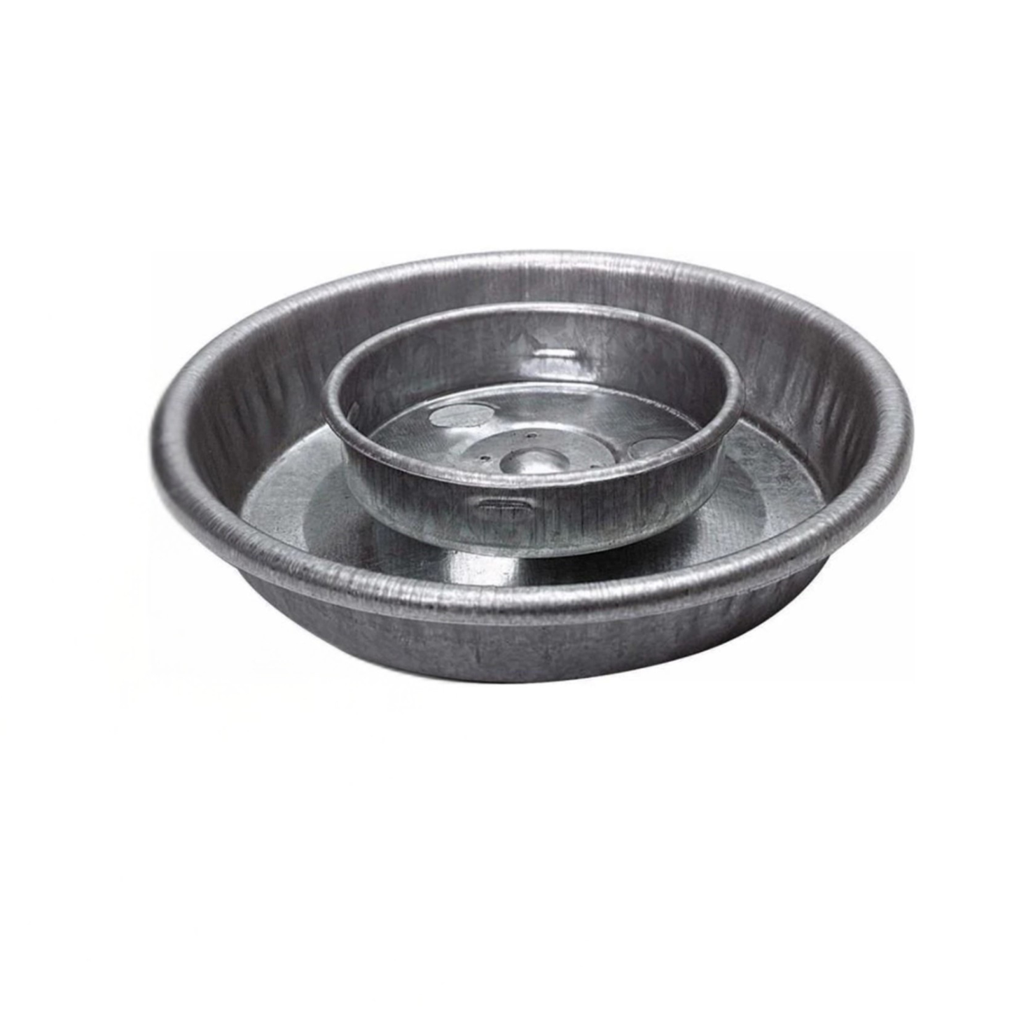 Chick Waterer w/ Glass Jar & Galvanized Base