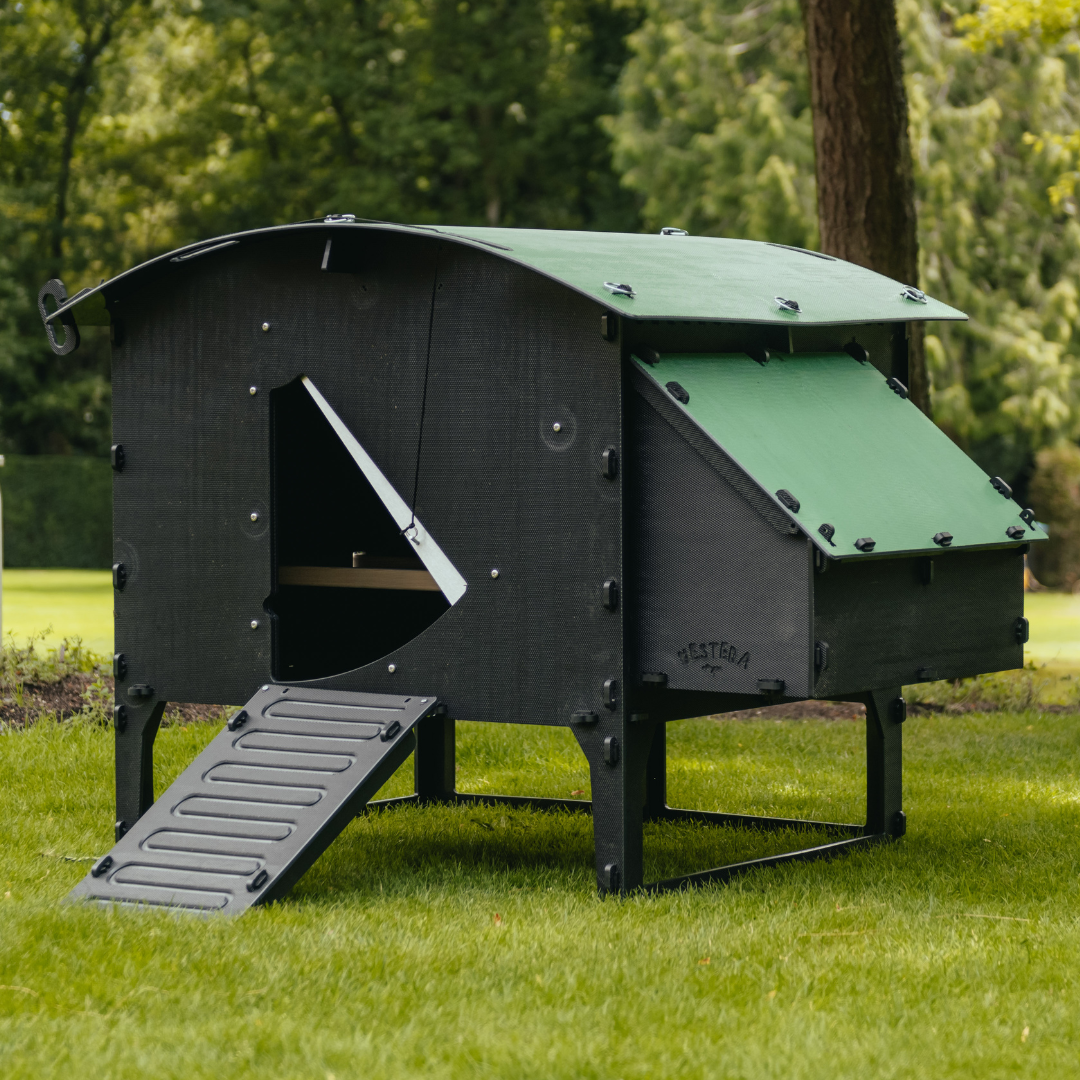 The Lodge Chicken Coop from Nestera offers a 25-year manufacturer's warranty. 