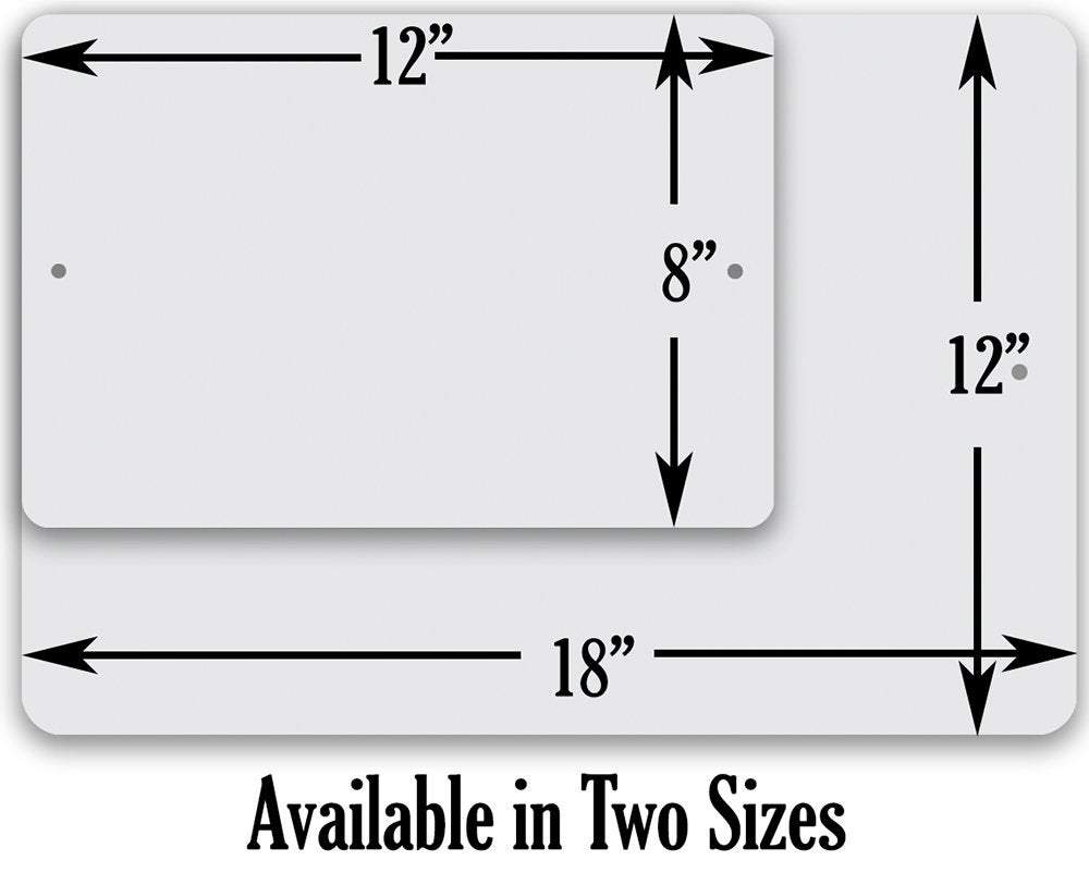 Property Protected by Chickens - Metal Sign