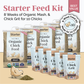 Mile Four Starter Feed Kit | 8 Weeks of Organic Feed & Grit for 10 Chicks