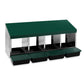 Multi-Compartment Poultry Laying Nesting Boxes with Easy-Clean Plastic Floors