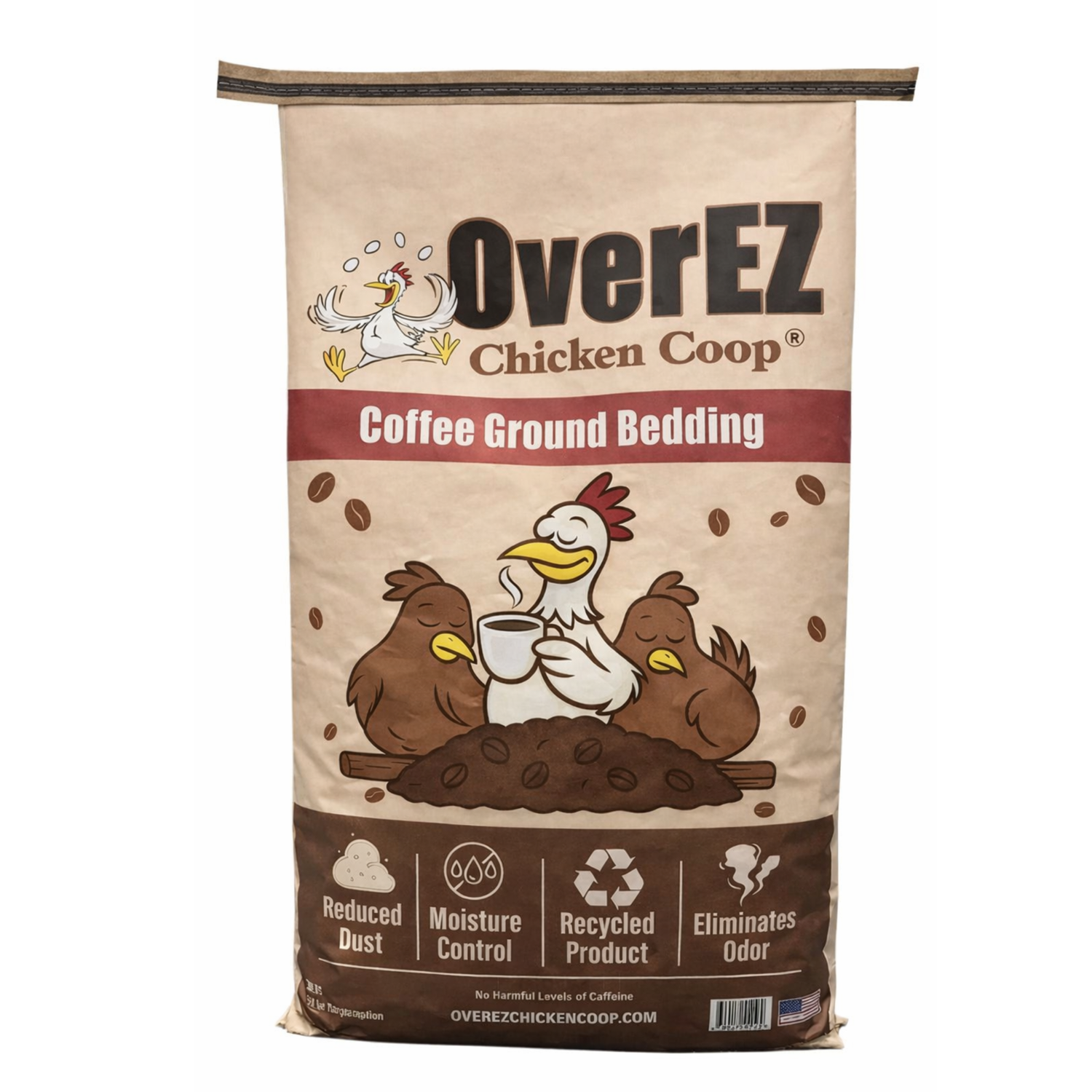 OverEZ Coffee Ground Bedding - 30 LB Bag