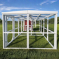 OverEZ 8' Wooden Chicken Run Extension Kit (8’W X 8’L X 6’3”H)