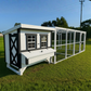 OverEZ 8' Wooden Chicken Run Extension Kit (8’W X 8’L X 6’3”H)