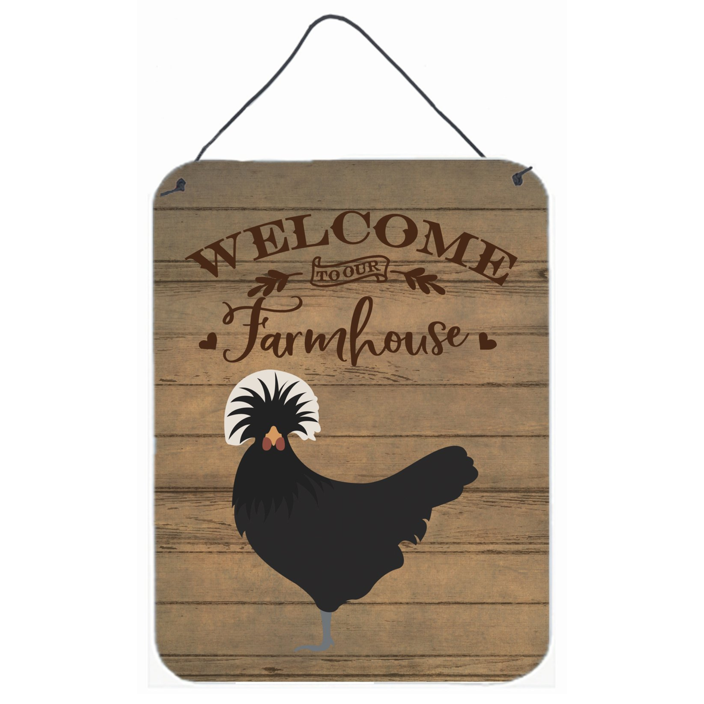 Polish Chicken Welcome Wall or Door Hanging Prints
