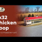 Custom Amish-Built Craftsman 7'x32' Chicken Coop plus Run