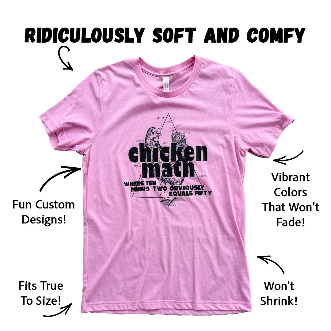 Chicken Math T-Shirt - My Pet Chicken