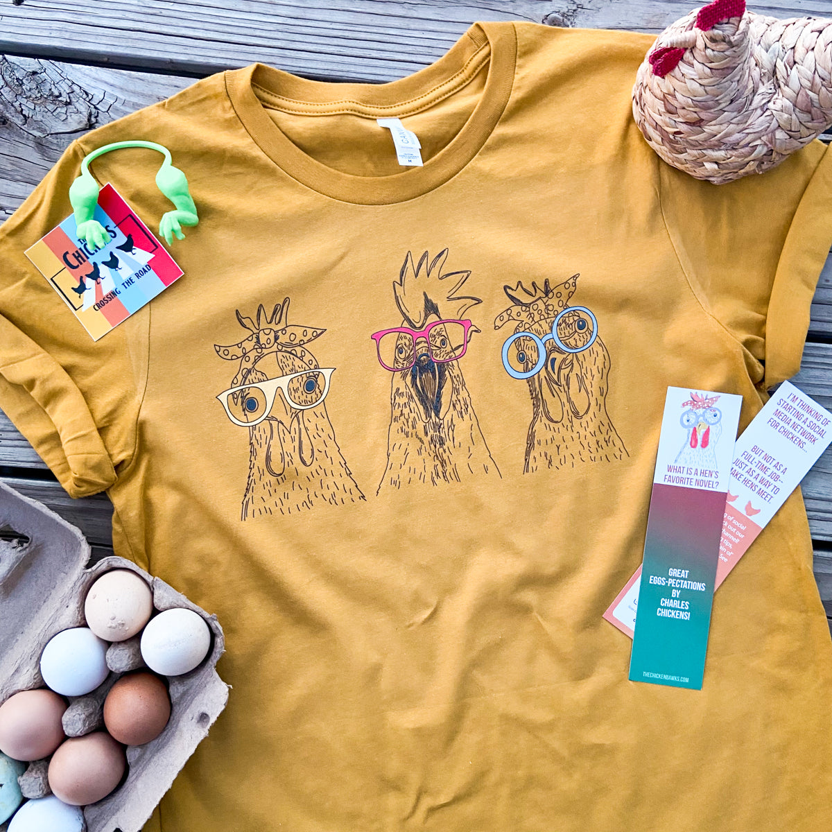Chicken Glasses T-Shirt