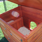 Rugged Ranch Wood Nesting Hutch (up to 4 chickens)