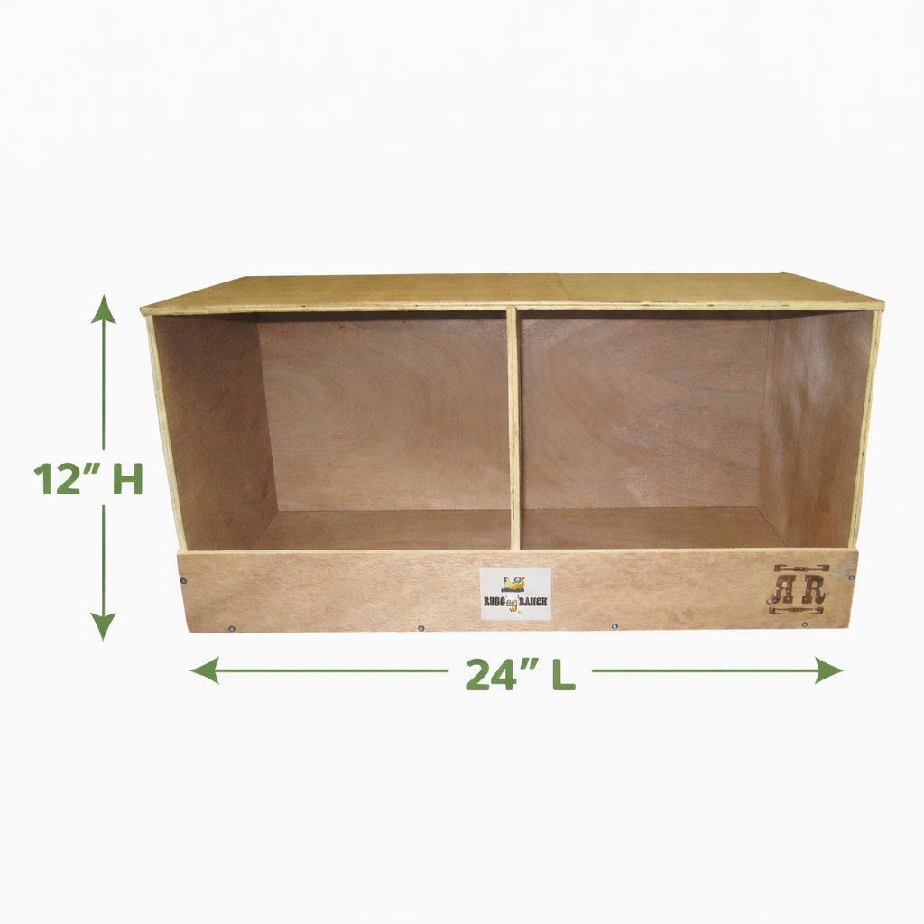 RUGG"egg" Ranch Duplex Nesting Box