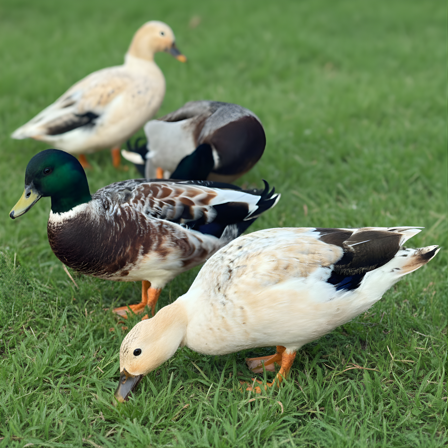 Hatching Eggs: Snowy Call Duck, Flock & Field Location