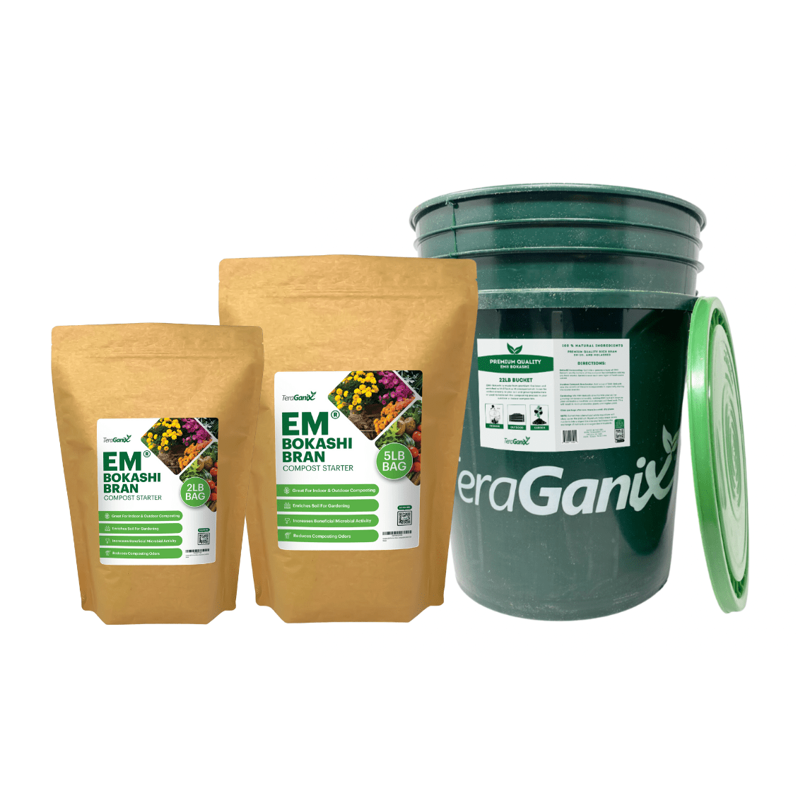 TeraGanix EM Premium Bokashi Compost Starter